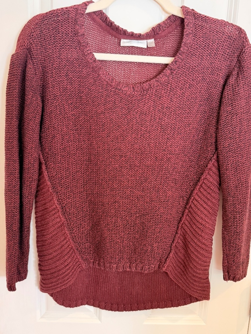 R D Style: Burgundy Sweater- Small